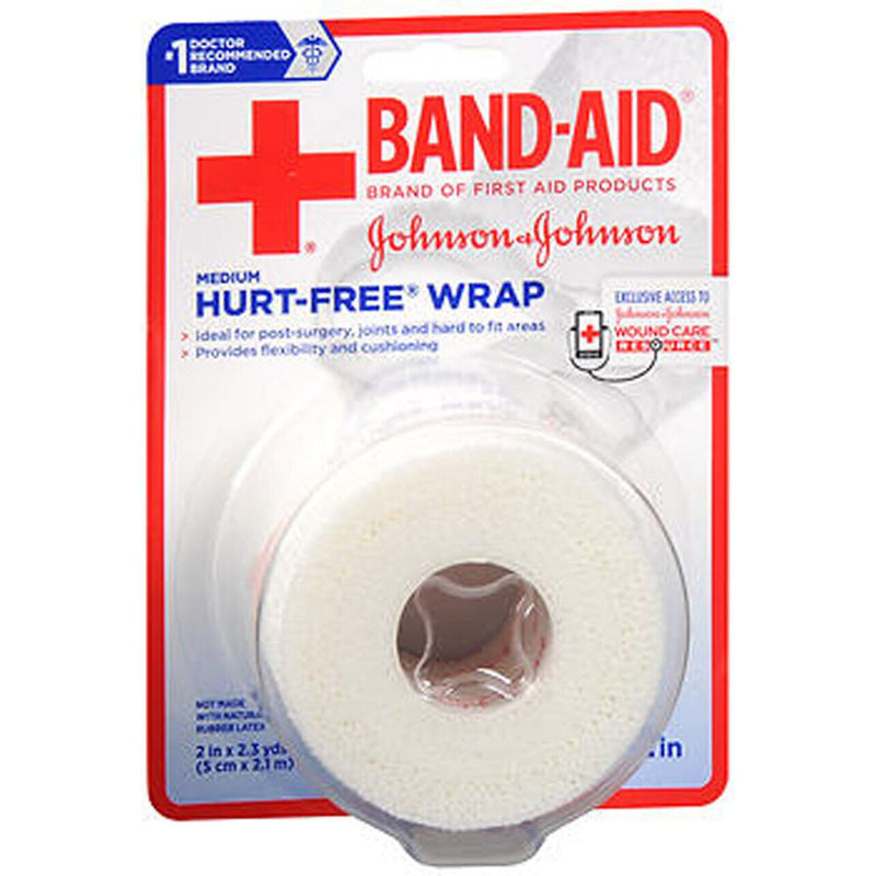 Band-Aid Band-Aid Hurt Free Wrap Medium First Aid