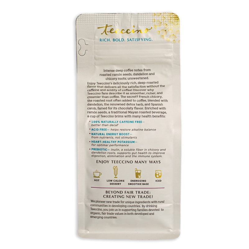 Teeccino Dandelion Dark Roast Herbal Coffee Herbal Coffee