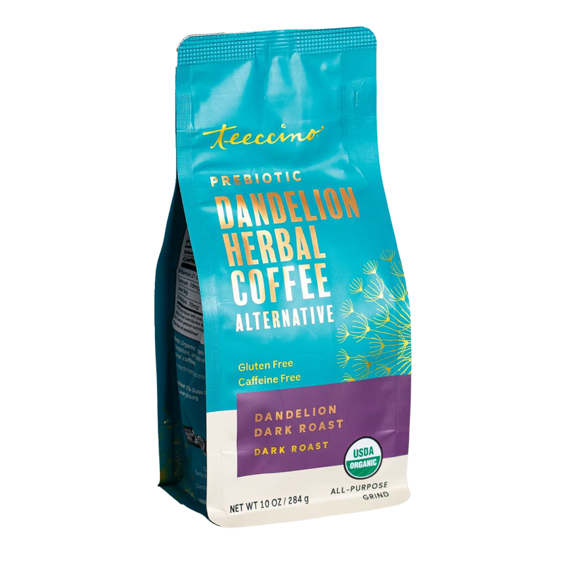 Teeccino Dandelion Dark Roast Herbal Coffee Herbal Coffee