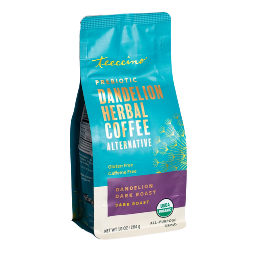 Teeccino Dandelion Dark Roast Herbal Coffee Herbal Coffee