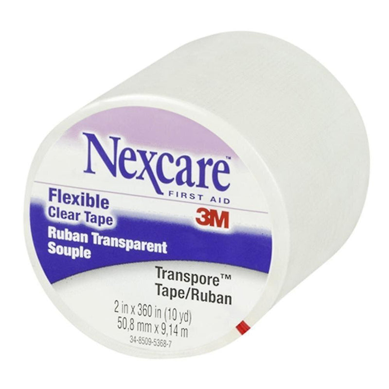 Nexcare Nexcare Tape Flexible Clear First Aid 2" X 10 Yard - 6 Tapes First Aid White Smoke
