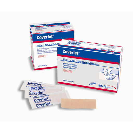 BSN Medical BSN Medical Coverlet Fabric Adhesive Bandage Strip 1 X 3 Medical Tape & Bandages