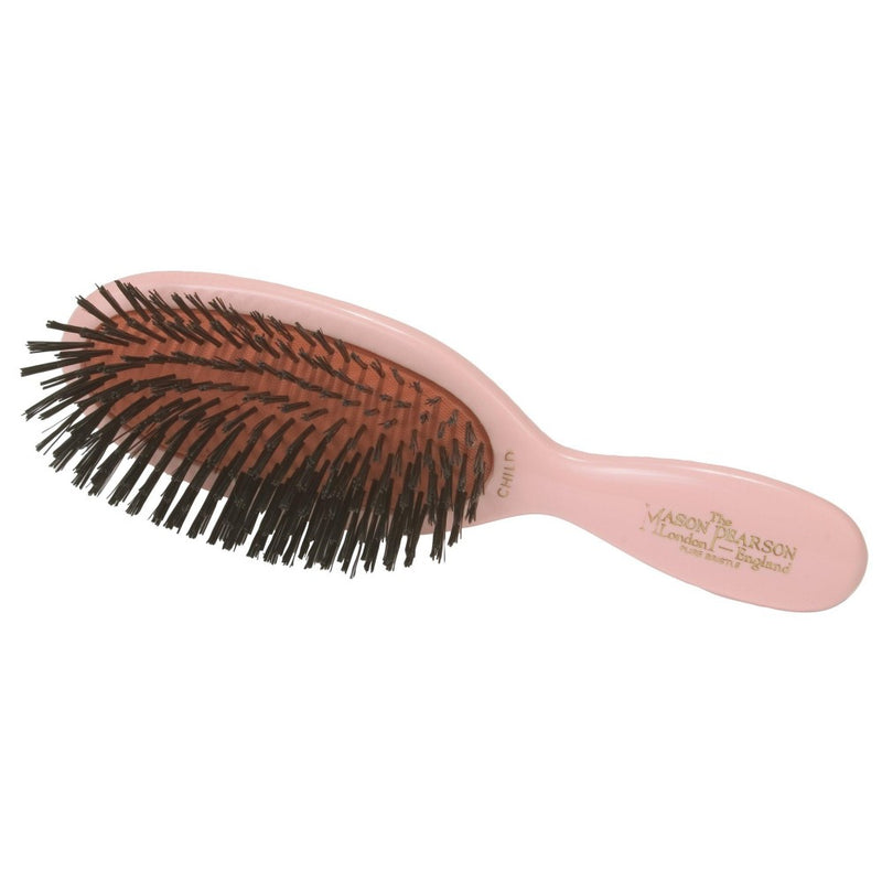 Mason Pearson Mason Pearson Childs Pink Sensitive Bristle Hair Brush CB4 Combs & Brushes White Smoke