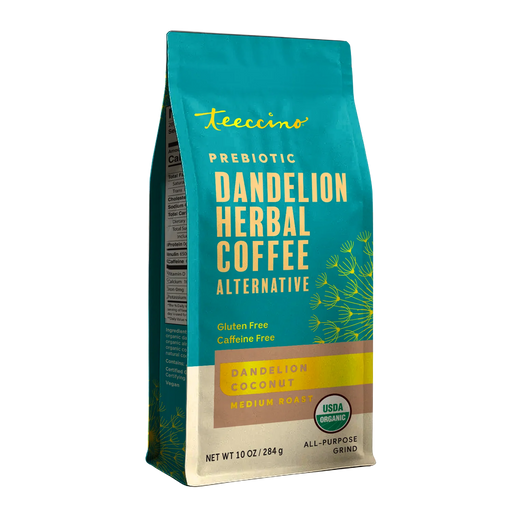Teeccino Dandelion Coconut Herbal Coffee Herbal Coffee