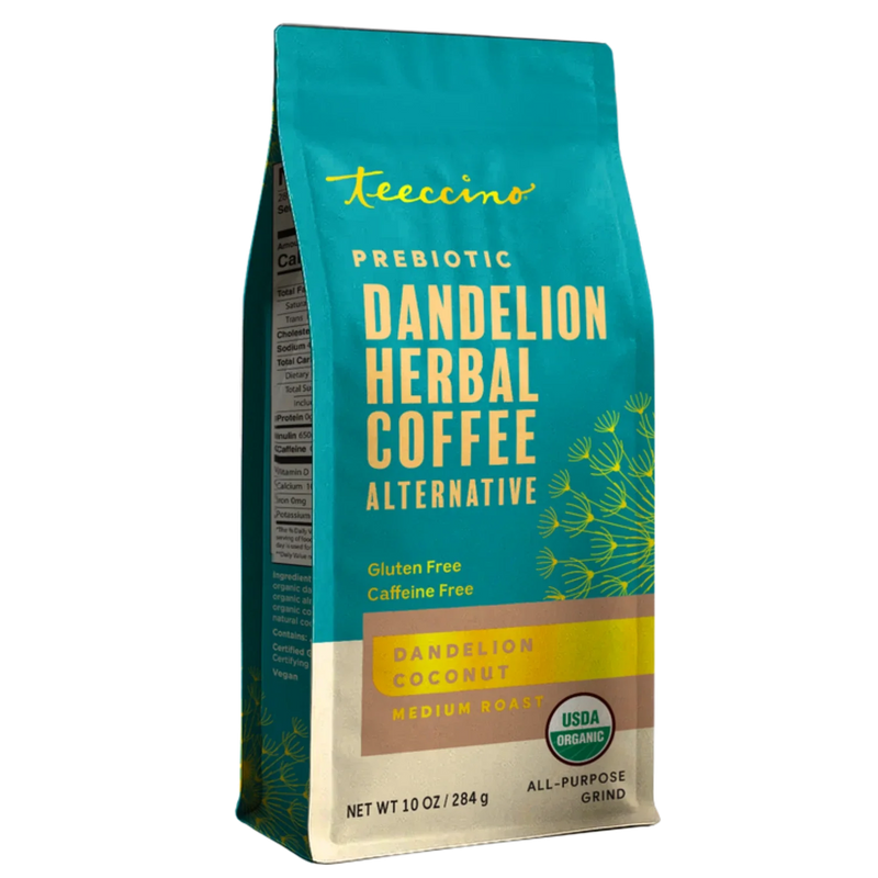 Teeccino Dandelion Coconut Herbal Coffee Herbal Coffee