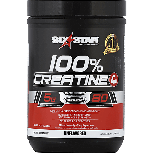 Six Star Six Star 100% Creatine Unflavored Fitness & Nutrition