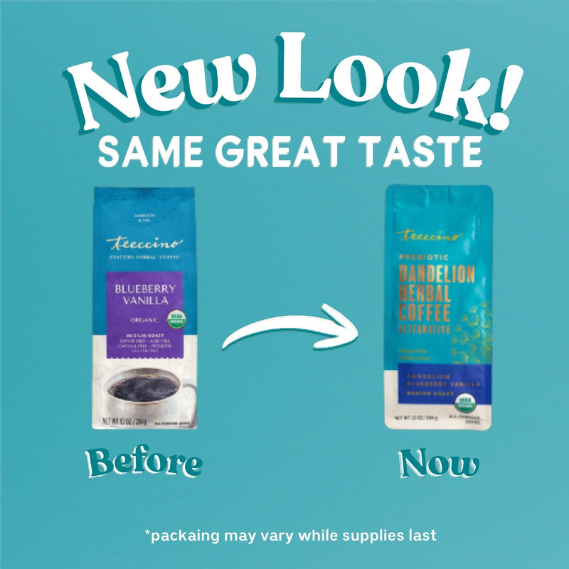 Teeccino Blueberry Vanilla Chicory Herbal Coffee Herbal Coffee