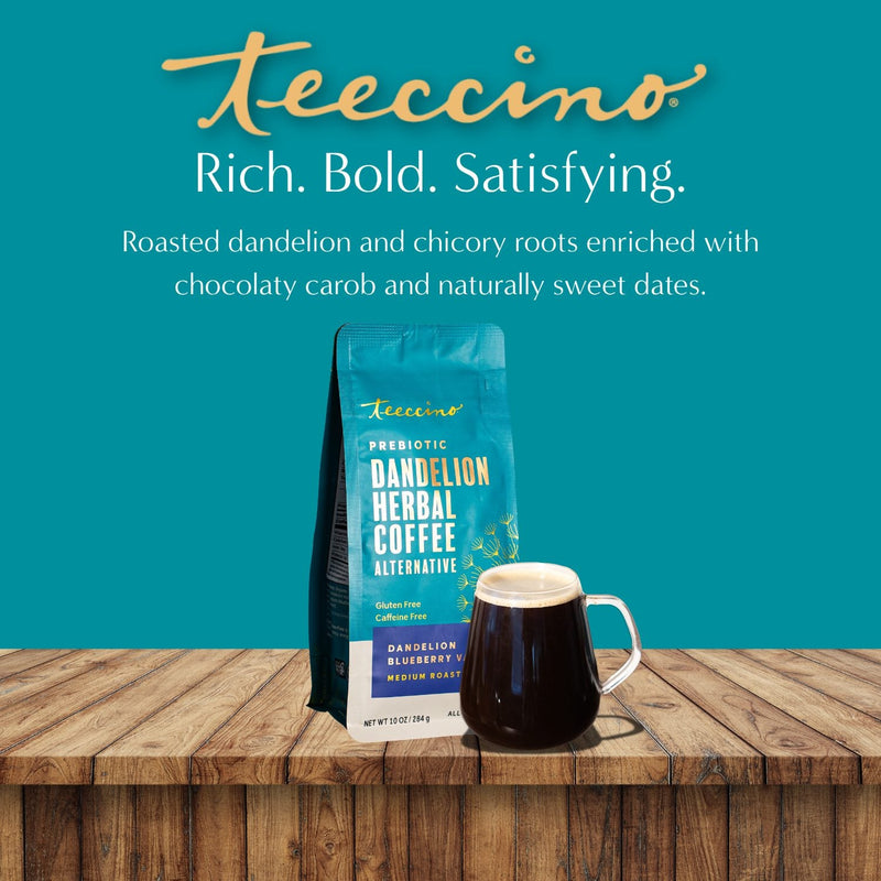 Teeccino Blueberry Vanilla Chicory Herbal Coffee Herbal Coffee