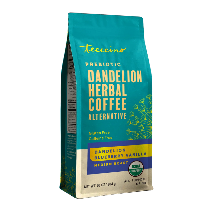 Teeccino Blueberry Vanilla Chicory Herbal Coffee Herbal Coffee