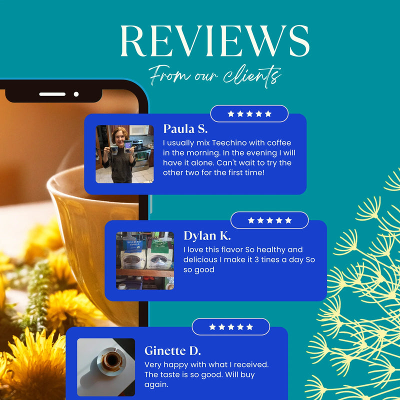 Teeccino Blueberry Vanilla Chicory Herbal Coffee Herbal Coffee