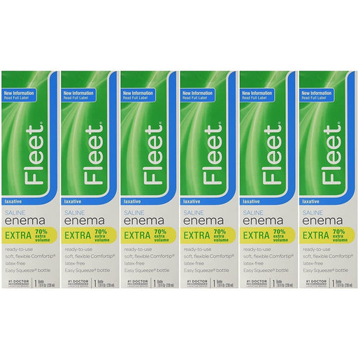 Fleet Fleet Laxative Saline Extra Enema For Adult Constipation, 7.8 Fl Oz, 1 Bottle Health & Beauty