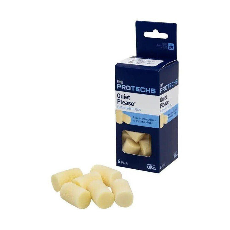 Flents Flents Quiet Please Foam Ear Plugs 6 Pairs Ear Care White Smoke