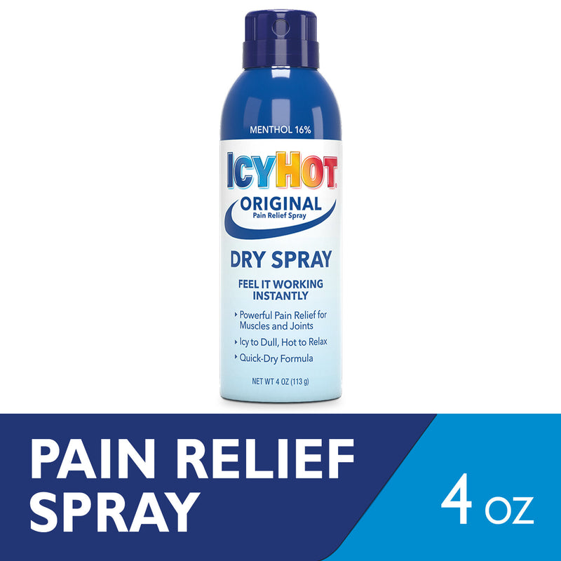 Icy Hot Icy Hot Original Menthol 16% Pain Relief Dry Spray Health & Beauty