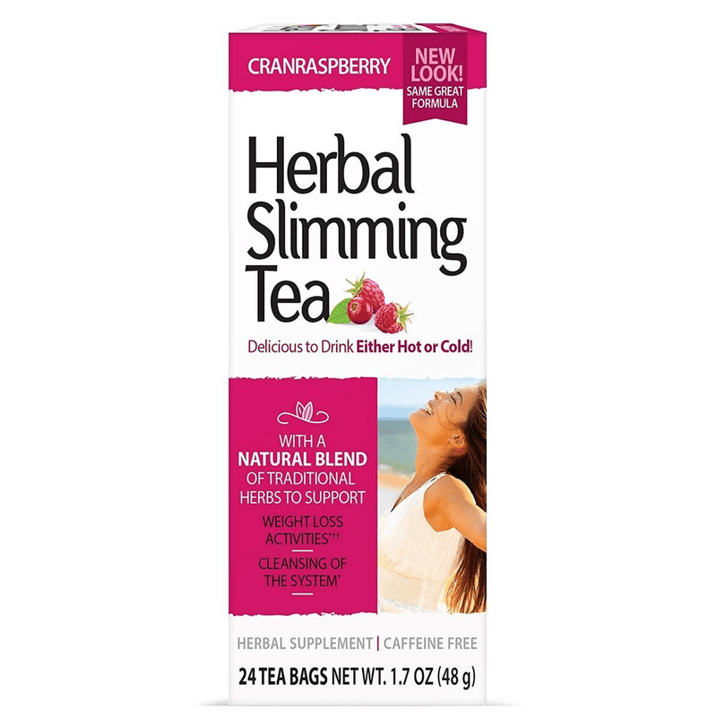 21st Century 21st Century Herbal Slimming Tea, Cranraspberry 24 Bags Tea & Infusions
