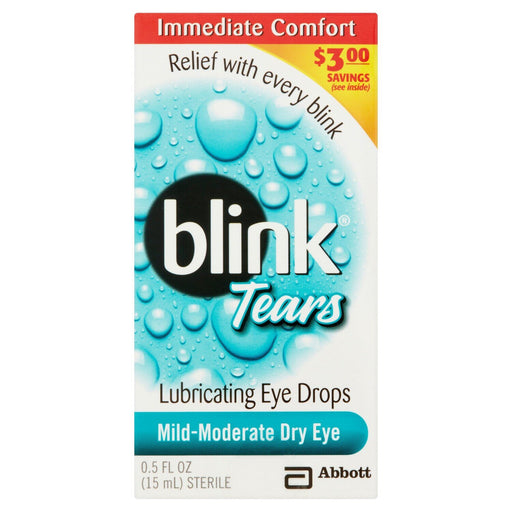 Blink Blink Tears Mild-Moderate Dry Eye Lubricating Drops - 0.5 Fl Oz Personal Care