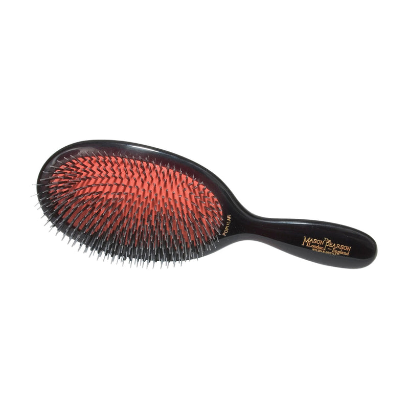Mason Pearson Mason Pearson Popular Mixture Brush Hair Styling Tools White Smoke