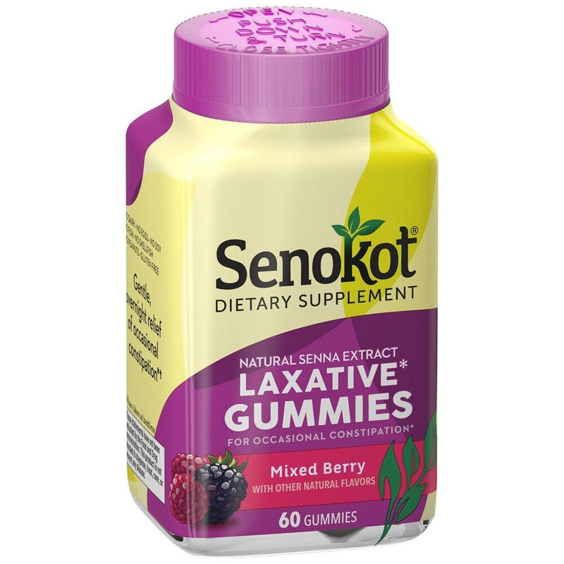 Senokot Senokot Dietary Supplement Laxative Gummies - Mixed Berry - 60ct Health & Beauty