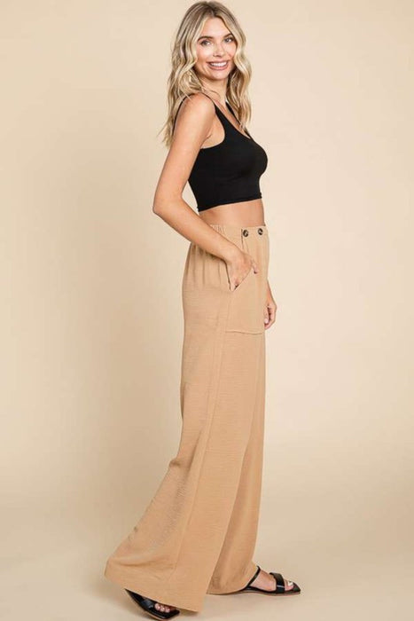 Culture Code High Waist Wide Leg Cargo Pants