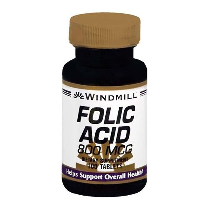 Windmill Windmill Folic Acid, 800 Mcg, Tablets Vitamins & Supplements