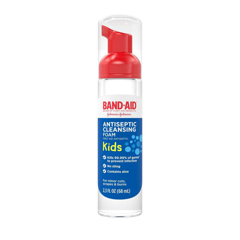 Band-Aid Band-Aid First Antiseptic Cleansing Foam For Kids - 2.3 Oz First Aid