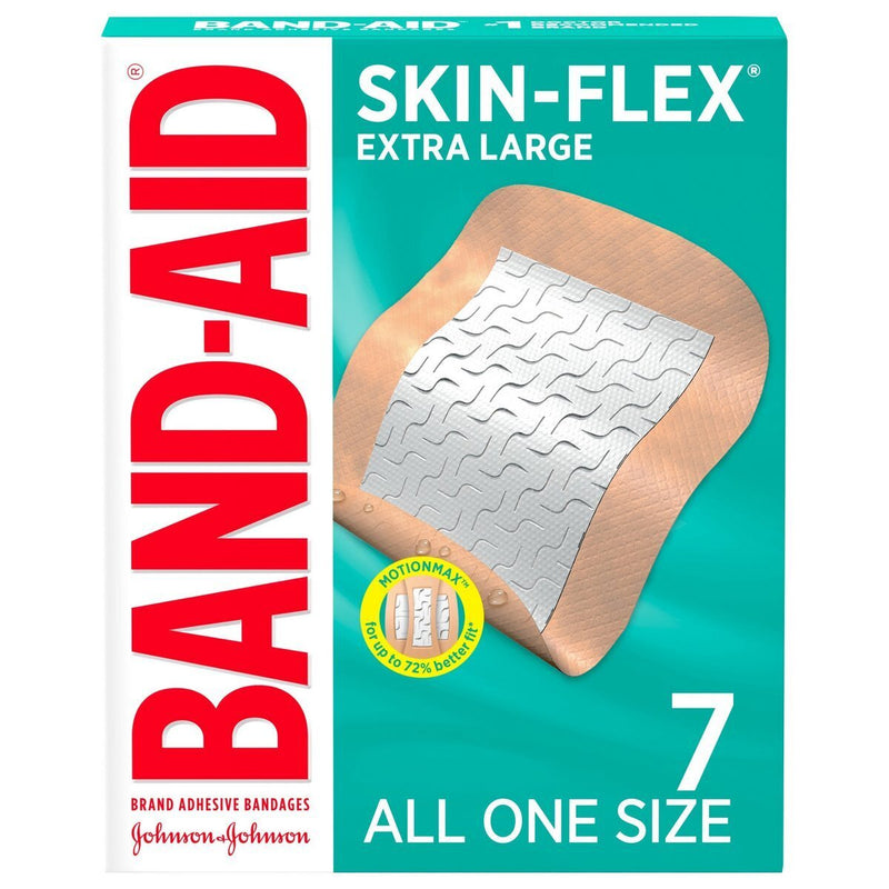Band-Aid Band-Aid Skin Flex Adhesive Bandages Extra Large 7Ea First Aid