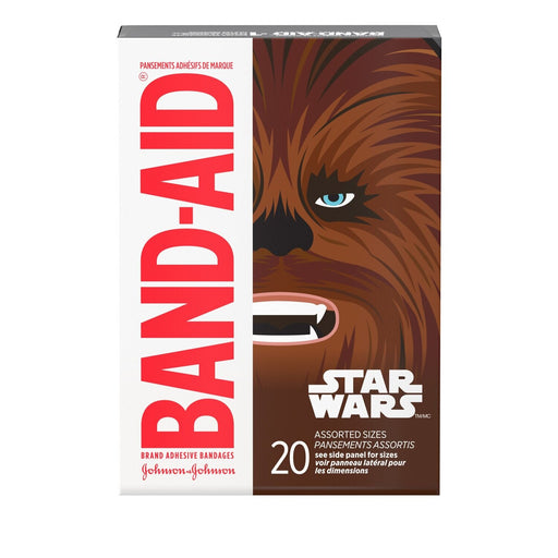 Band-Aid Brand Band-Aid Brand Adhesive Bandages, Star Wars Characters, Assorted Sizes First Aid White Smoke