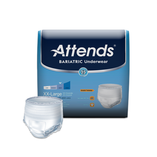 Attends Attends Bariatric Underwear, Heavy Absorbency Underwear