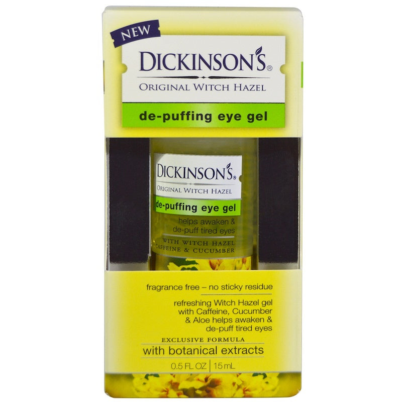 Dickinson's Dickinson's Original Witch Hazel De-Puffing Eye Gel 0.5 Oz Skin Care Goldenrod