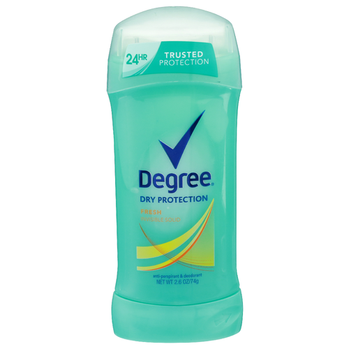 Degree Degree Women Original Protection Antiperspirant Deodorant, Fresh Oxygen, 2.6 oz Invisible Solid Deodorant & Anti-Perspirant