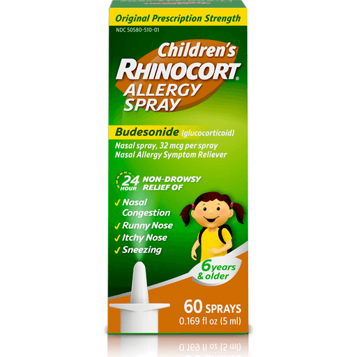 Rhinocort Rhinocort Children’s Allergy Nasal Spray, 24 Hour Relief, 60 Spray Health Care Chocolate