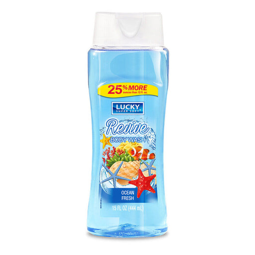 Lucky Super Soft Lucky Super Soft Revive Ocean Fresh Body Wash 15 Fl Oz Body Wash