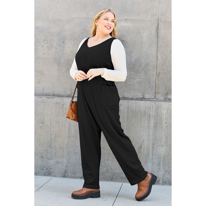 Double Take Sleeveless Straight Jumpsuit