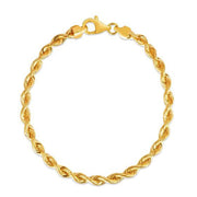 Bids.com Silk Rope Chain Bracelet in 14k Yellow Gold  (4.30 mm) Bracelets
