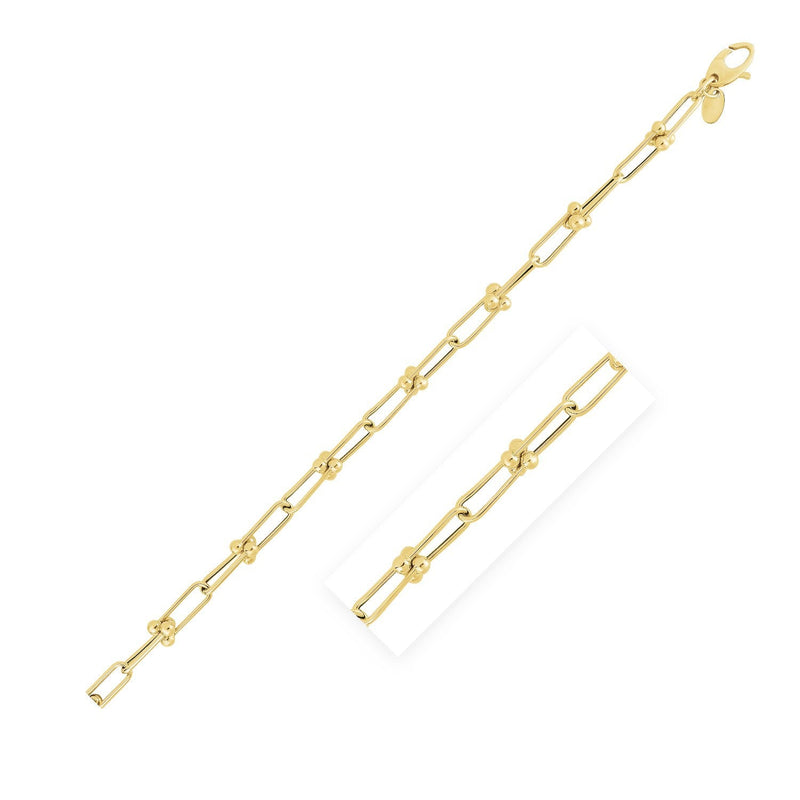 Bids.com 14k Yellow Gold High Polish Jax Link Chain (5.9mm) Necklaces