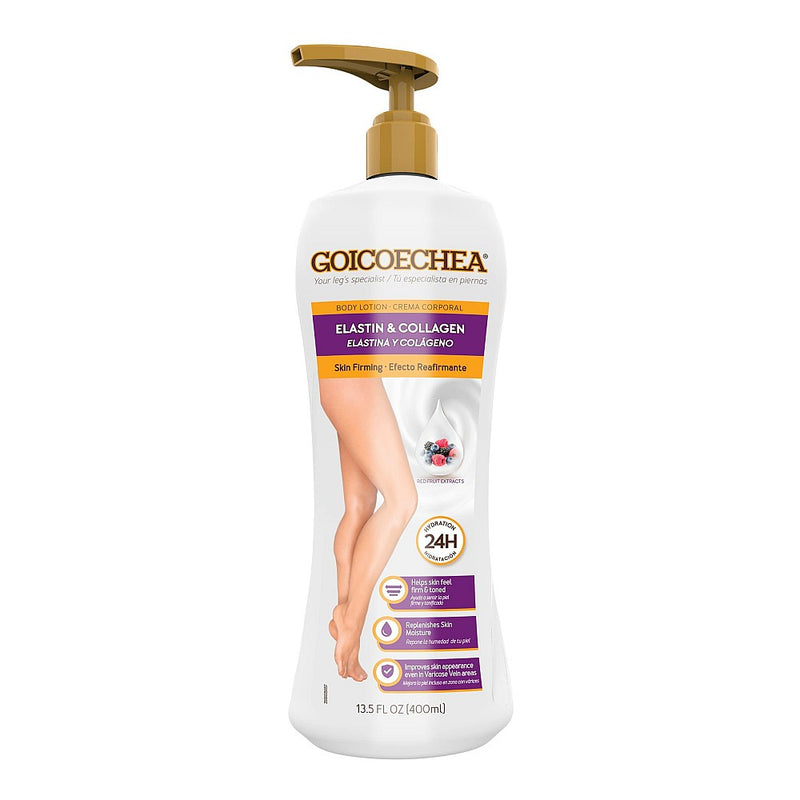 Goicoechea Goicoechea Body Lotion, Elastin, Collagen + Asian Extracts, Skin Firming 13.5 Oz Health & Beauty