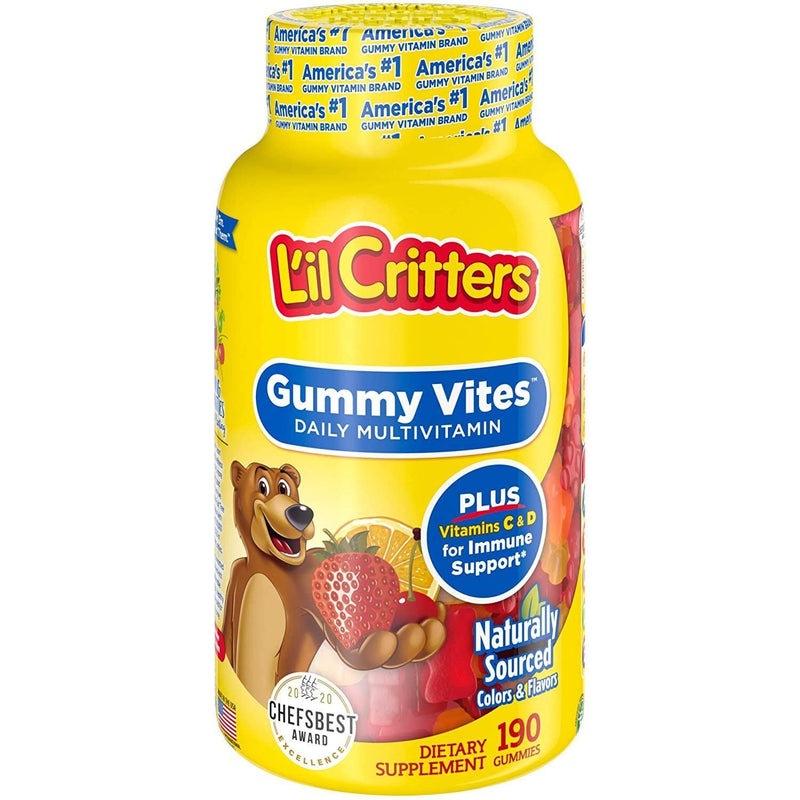 L'il Critters L'il Critters Gummy Vites, Complete Multivitamin, Gummies Vitamins & Supplements
