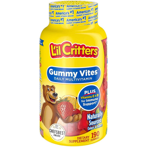 L'il Critters L'il Critters Gummy Vites, Complete Multivitamin, Gummies Vitamins & Supplements