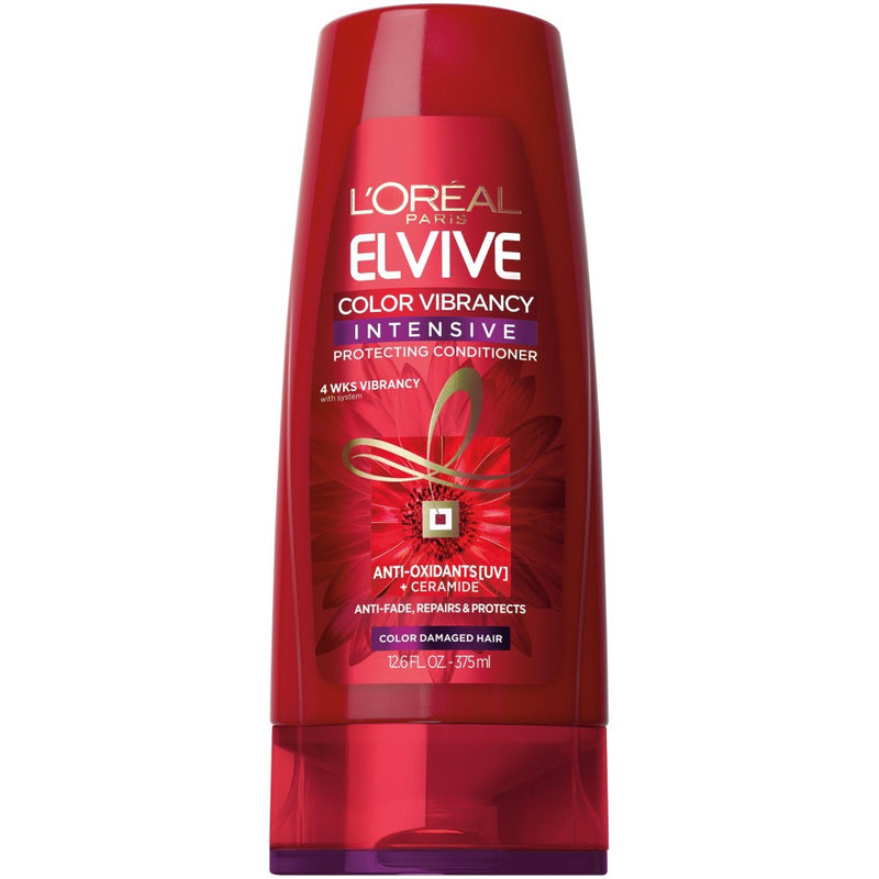 L'Oreal L'Oreal L'Oréal Paris Elvive Color Vibrancy Intensive Protecting Conditioner 12.6 Fl Oz Conditioners White Smoke