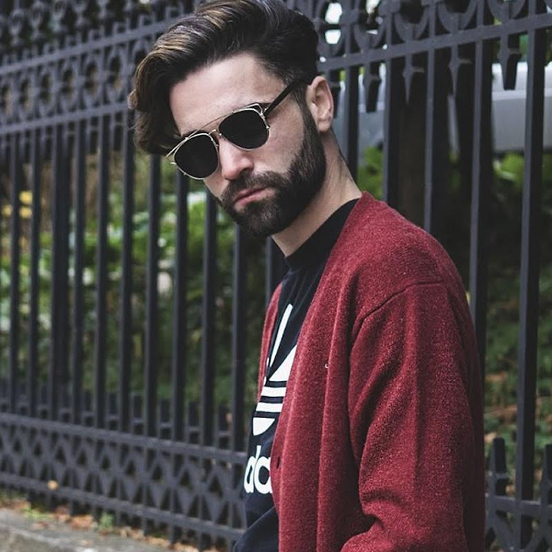 zeroUV Modern Fashion Panto Flat Front Metal Aviator Sunglasses A121 Glasses / Sunglasses