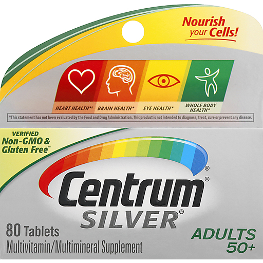 Centrum Centrum Silver Multivitamin/Multimineral, Adults 50+, Tablets Vitamins & Supplements