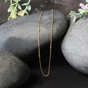 Bids.com Bead Links Pendant Chain in 14k Yellow Gold (1.5mm) Necklaces