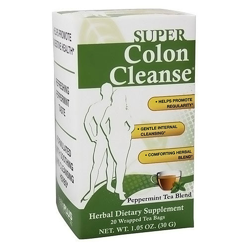 Health Plus , (Health Plus) Health Tea Super Colon Cleanse Peppermint 20 Bags Tea & Infusions