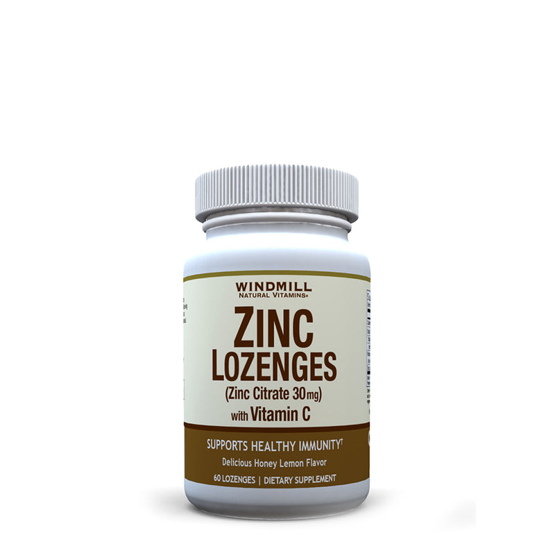 Windmill Health Windmill® Health Zinc Lozenges – With Vitamin C & Echinacea (Cherry) Vitamins & Supplements