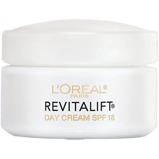 L'Oreal L'Oreal L'Oral Paris Revitalift Anti-Wrinkle Firming Day Cream SPF 18 Sunscreen, 1.7 Oz Skin Care Lavender