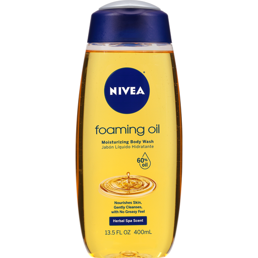Nivea Nivea Foaming Oil Body Wash - 13.5oz Body Wash Sandy Brown