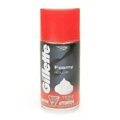 Gillette Gillette Foamy Regular Shave Foam, 6.25oz Shaving Cream Tomato