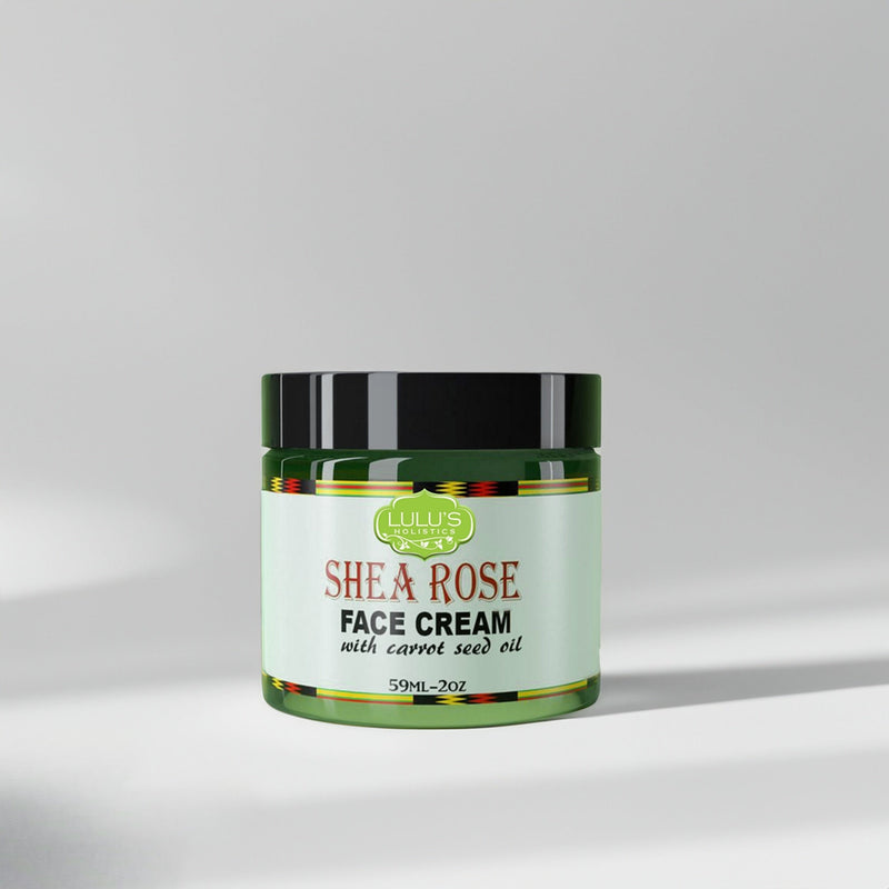 Lulu’s Holistics Rose & Carrot Seed Face Cream – Nourishing Brightening Cream facial moisturizer Light Gray 1 (2oz jar),2 (2oz jars),3 (2oz jars),4 (2oz jars)