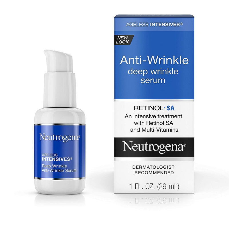 Neutrogena Neutrogena Ageless Intensives, Deep Wrinkle Serum, 1.0 Fl Oz Health & Beauty White Smoke