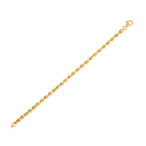 Bids.com Silk Rope Chain Bracelet in 14k Yellow Gold  (4.30 mm) Bracelets