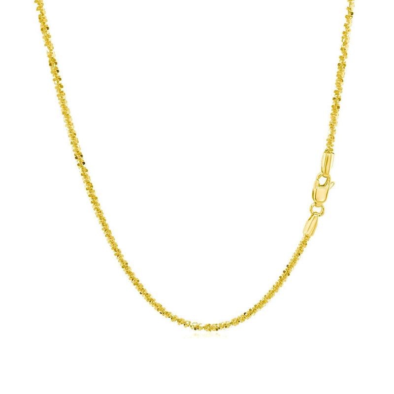 Bids.com 14k Yellow Gold Sparkle Chain 1.5mm Necklaces